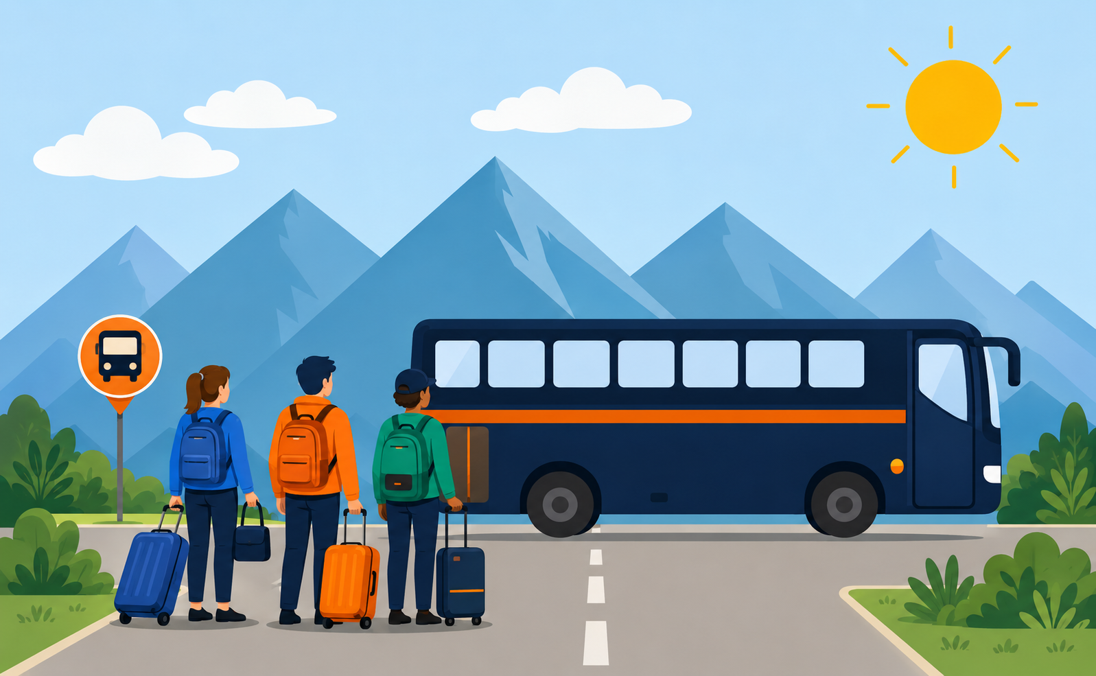 Grupo de viajeros MoviTrip